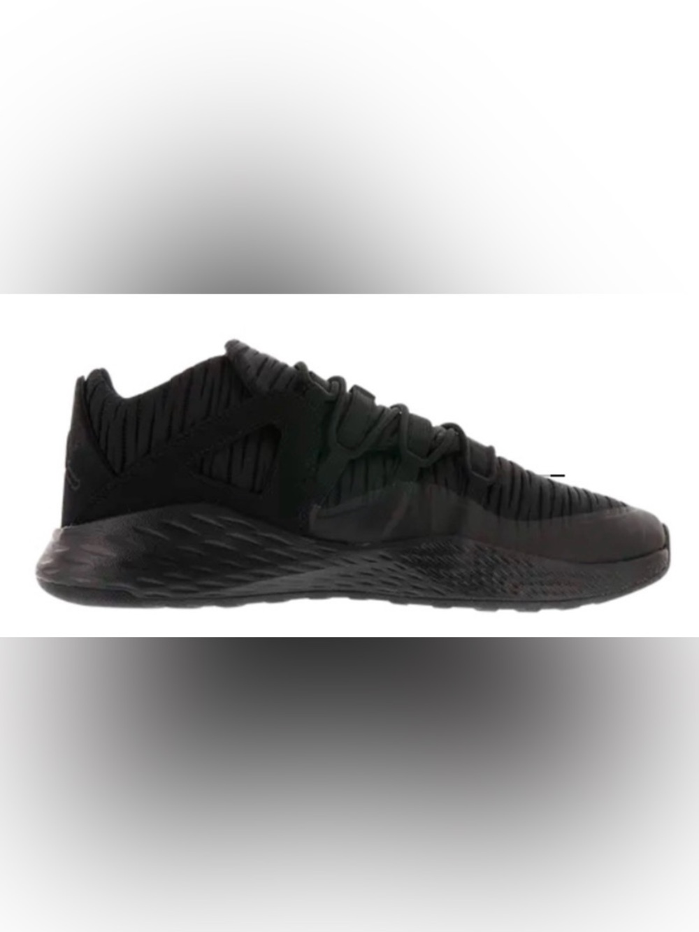 EUC [Jordan] Formula 23 Low All Black Mesh Fabric Athletic Sneakers Men’s Sz 11 - Picture 3 of 13